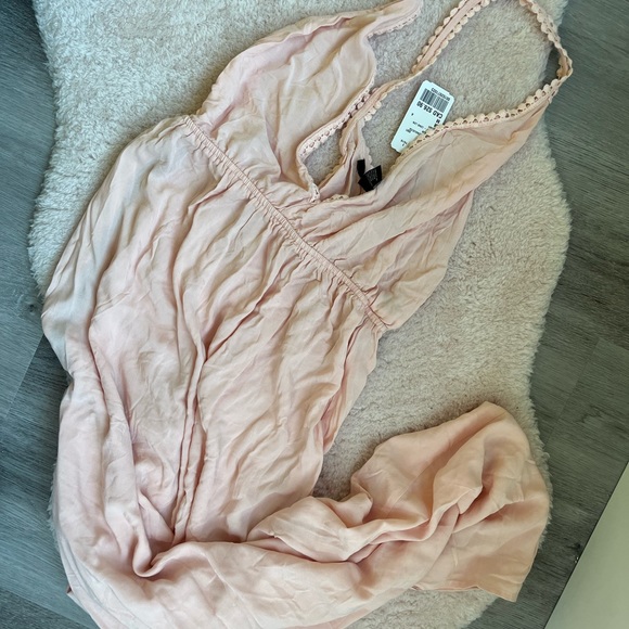 F21 pink halter maxi dress - Picture 1 of 2